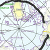 Plot of Fairbanks around the world flight