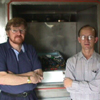 Mike Farman and Gary Marchant with new terminate