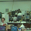 Inside staging building in Brazil